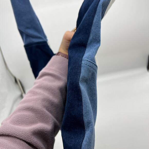 Attitudes by Renee Denim Patchwork Shoulder Bag Denim Combo - Picture 7 of 15